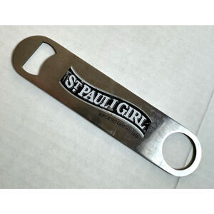 Flat Bottle Openers/ Bar Key, Steel St. Pauli Girl German Beer Bar